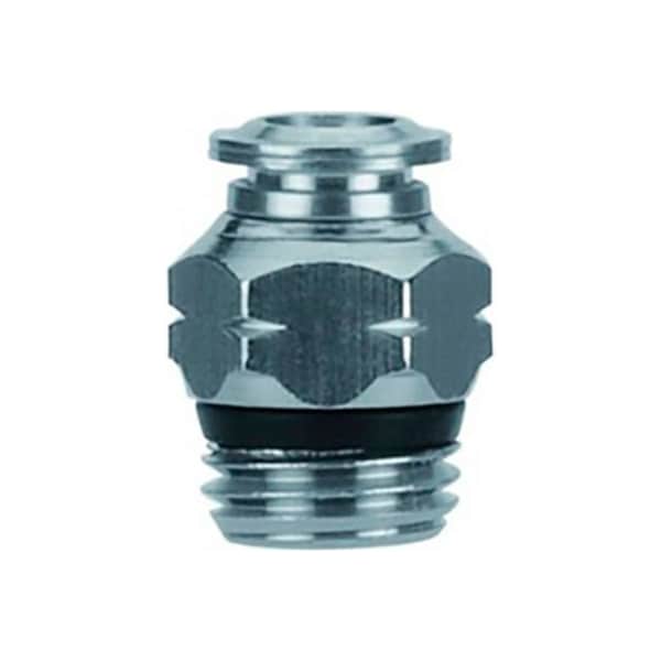 Alpha Technologies Aignep USA Straight Male Stainless Steel 10mm Tube x 3/8" Swift-Fit 60005-10-3/8 - main